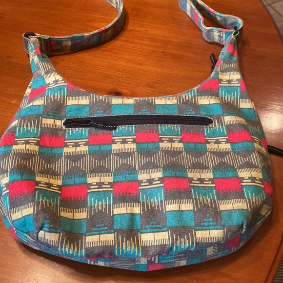 KAVU Limited Edition Sydney Satchel Crossbody Bag Multicolor Boho Adjustable Zip - Picture 6 of 16
